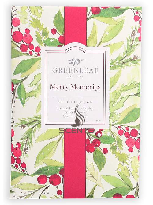 Большие саше Greenleaf Воспоминания Рождества Merry Memories для дома и офиса
